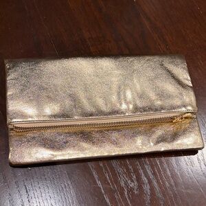 Gold Clutch Bag